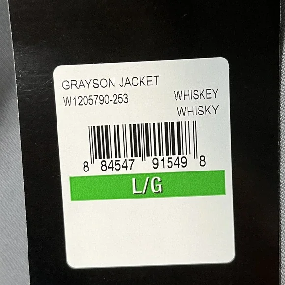 Wolverine Mens Grayson Insulated Work Jacket L Tan-Brown Canvas Full Zip Hooded Vests